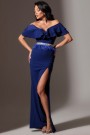 MAXI ROCHIE MADELYN TRICOT ALBASTRU COBALT