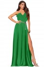 МAXI VESTITO GODDESS JERSEY VERDE