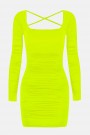 MINI DRESS CUTE TRICOT YELLOW