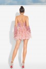 MINI SKIRT AND CROP TOP SET HOPE 3 PARTS SEQUIN TULLE POWDER PINK