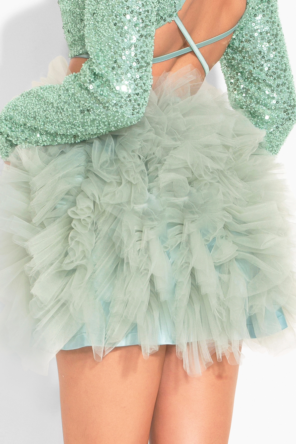 MINI SKIRT TULLE MINT