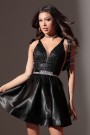 MINI ROCHIE BLAKE DANTELA SATIN NEAGRA