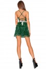 MINI ROCHIE JULIA DANTELA GLITTER VERDE INCHIS